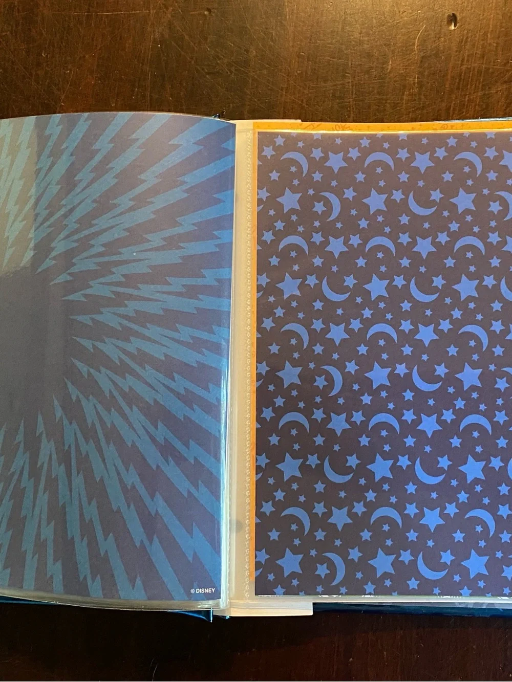 NWT Collectible Walt Disney World 2013 Slip-In Scrapbook Bound Blue Multicolor